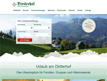 Tablet Screenshot of dirtlerhof.at